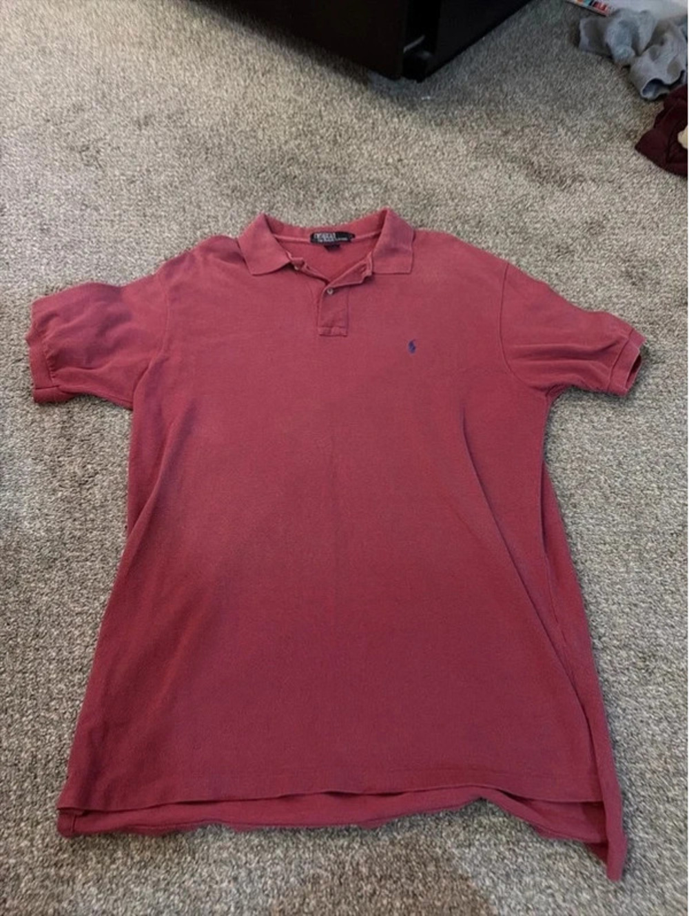 Vintage Polo Salmon color large made in USA tag